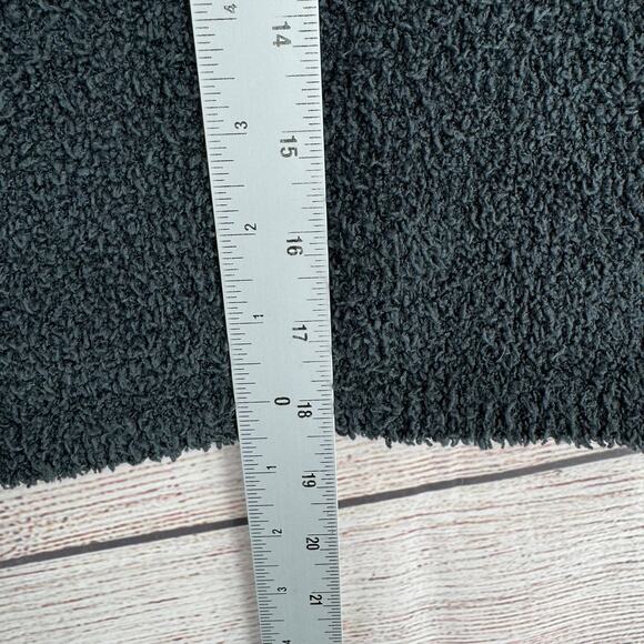 Natural Life Fuzzy Fleece Cropped Tank Top Sweater Womens Medium Gray - Picture 6 of 6